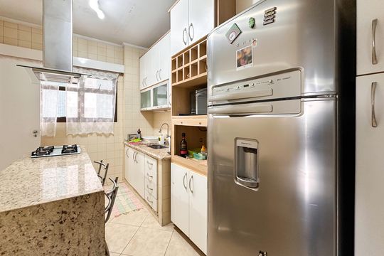 Cozinha de apartamento à venda com 3 quartos, 92m² em Centro, São Bernardo do Campo