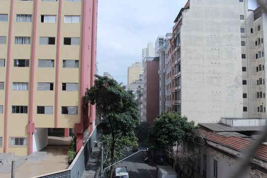 Vista de kitnet/studio para alugar com 1 quarto, 35m² em República, São Paulo