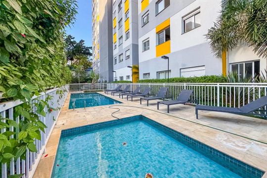 Área comum - Piscina de apartamento à venda com 2 quartos, 39m² em Liberdade, São Paulo