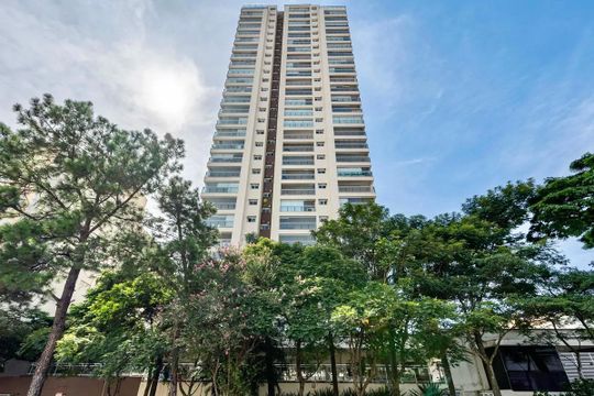 Fachada de apartamento à venda com 2 quartos, 77m² em Vila Alexandria, São Paulo