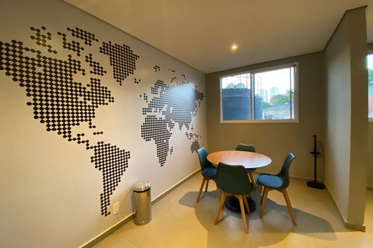 Área comum de apartamento à venda com 1 quarto, 37m² em Vila Butantã, São Paulo