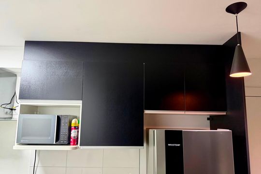 Cozinha de apartamento para alugar com 1 quarto, 35m² em Vila Santa Catarina, São Paulo