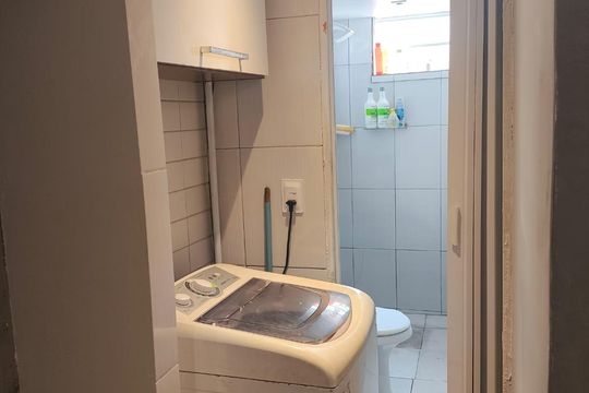 Área de serviço de apartamento para alugar com 2 quartos, 43m² em Cidade Tiradentes, São Paulo