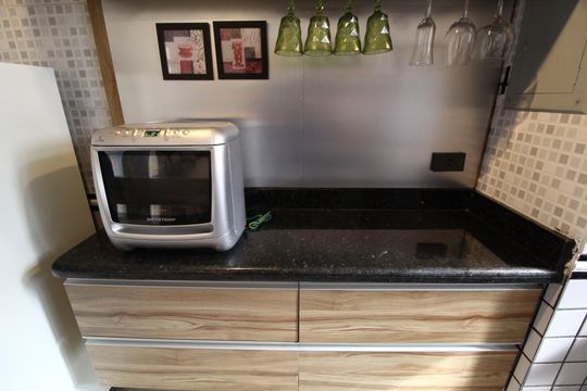 Cozinha de apartamento para alugar com 1 quarto, 54m² em Centro, Uberlândia