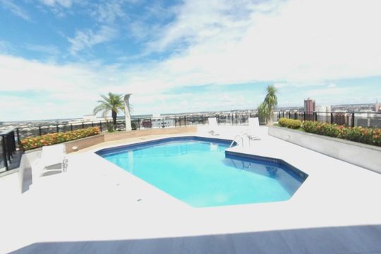 Área comum - Piscina de apartamento para alugar com 1 quarto, 54m² em Centro, Uberlândia