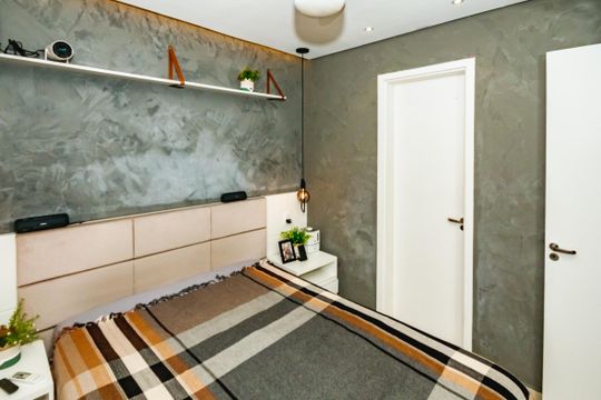 Suíte de apartamento para alugar com 2 quartos, 70m² em Planalto, Belo Horizonte