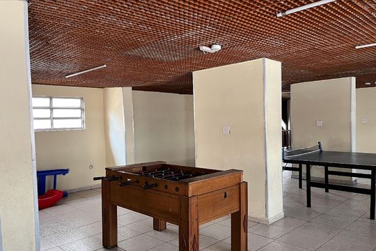 Área comum - Salão de jogos de apartamento para alugar com 1 quarto, 49m² em Itararé, Santos