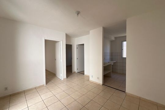 Sala de apartamento à venda com 2 quartos, 45m² em Nacional, Contagem
