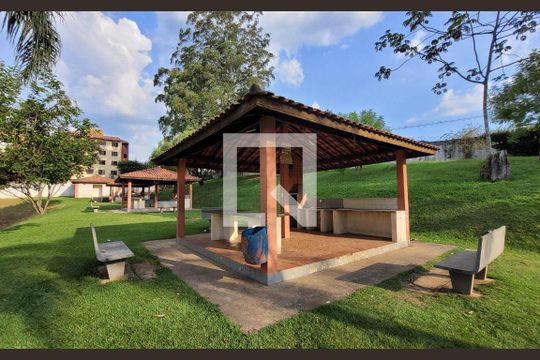Área comum - Churrasqueira de apartamento à venda com 2 quartos, 53m² em Jardim Santo André, Santo André