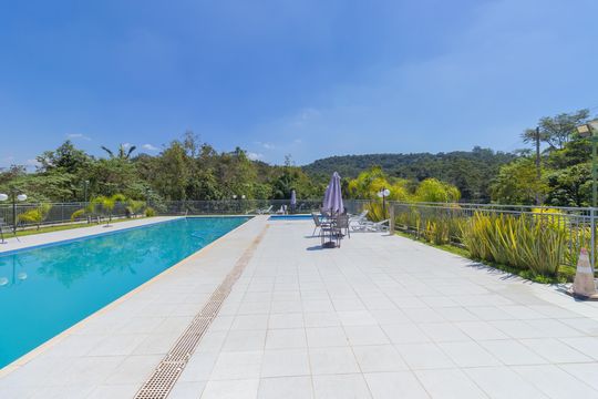 Área comum - Piscina de apartamento para alugar com 2 quartos, 45m² em Recanto Vista Alegre, Cotia