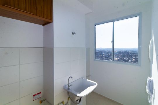 Área de Serviço de apartamento para alugar com 2 quartos, 36m² em Conjunto Habitacional Teotonio Vilela, São Paulo
