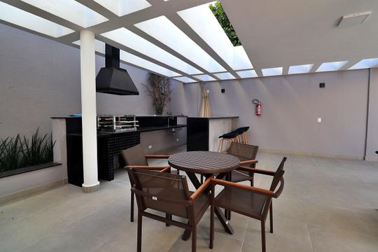 Área comum - Churrasqueira de apartamento à venda com 2 quartos, 42m² em Campestre, Santo André