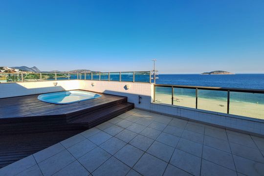 Varanda da Sala de apartamento para alugar com 3 quartos, 260m² em Piratininga, Niterói