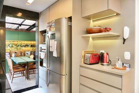 Cozinha  de apartamento à venda com 2 quartos, 150m² em Savassi, Belo Horizonte