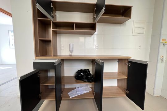 Cozinha - Armários de apartamento para alugar com 2 quartos, 50m² em Santos Dumont, Juiz de Fora