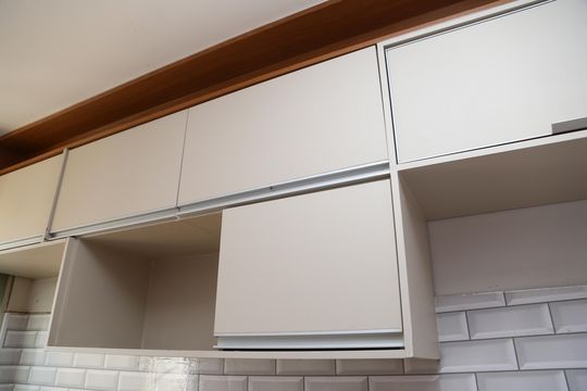 Cozinha de apartamento para alugar com 3 quartos, 72m² em Jardim Monte Serrat, Aparecida de Goiânia