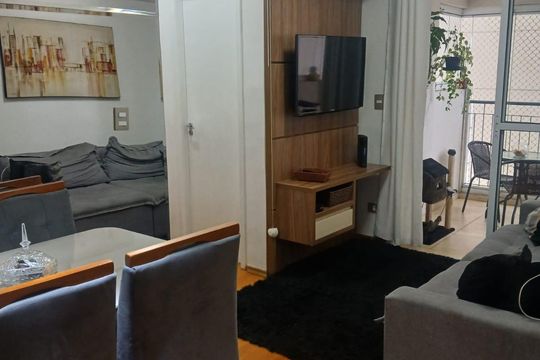 Sala de apartamento para alugar com 2 quartos, 63m² em Vila Dusi, São Bernardo do Campo