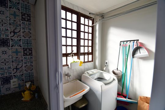 Área de Serviço de casa de condomínio para alugar com 2 quartos, 60m² em Residencial Burato, Campinas