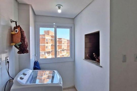 Área de serviço de apartamento para alugar com 2 quartos, 56m² em Passo dos Ferreiros, Gravataí