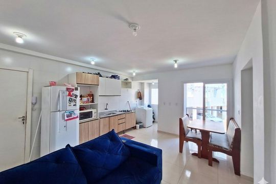 Sala / Cozinha  de apartamento para alugar com 2 quartos, 56m² em Passo dos Ferreiros, Gravataí