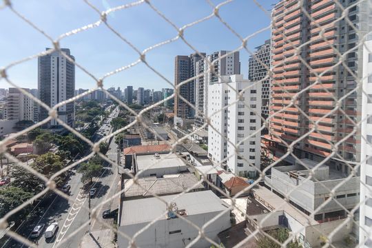Vista da Varanda de kitnet/studio para alugar com 1 quarto, 28m² em Campo Belo, São Paulo