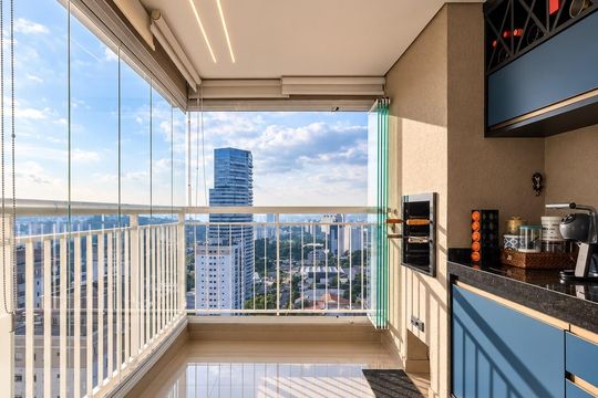 Varanda de apartamento para alugar com 2 quartos, 72m² em Jardim Florida, Jundiaí