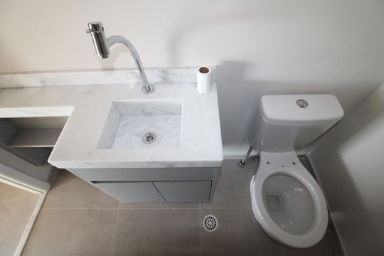 Lavabo de apartamento à venda com 3 quartos, 100m² em Parque Sao Domingos, São Paulo