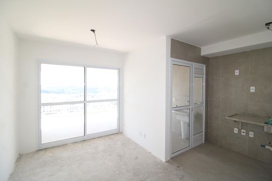 Sala / Cozinha de apartamento à venda com 2 quartos, 70m² em Parque Sao Domingos, São Paulo