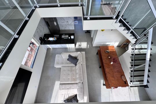 Hall Dormitórios - Vista de casa de condomínio à venda com 3 quartos, 180m² em Vargem Grande, Rio de Janeiro