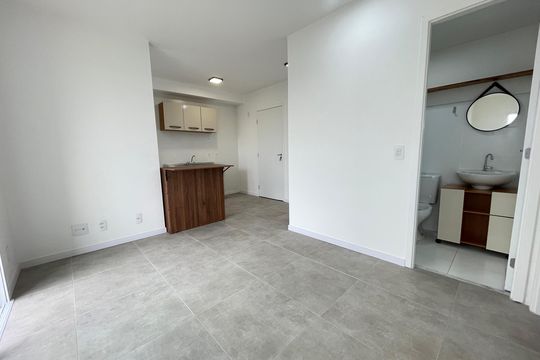 Sala de apartamento para alugar com 1 quarto, 38m² em Jaguaré, São Paulo
