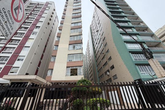 Fachada de apartamento para alugar com 1 quarto, 39m² em José Menino, Santos