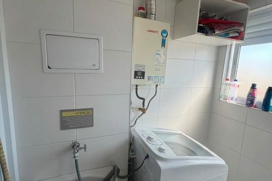 Área de serviço de apartamento para alugar com 1 quarto, 39m² em Vila Maria, São Paulo