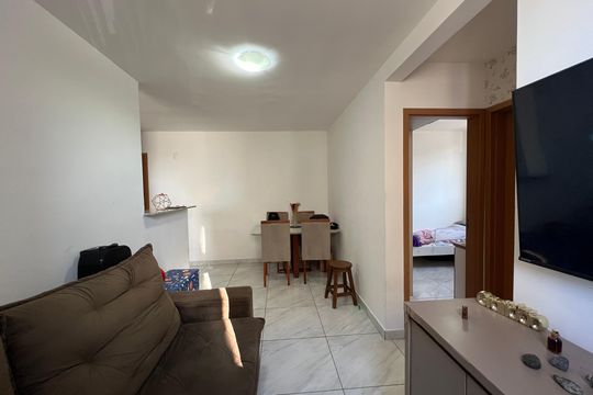 Apartamento à venda com 2 quartos, 45m² em Cabral, Contagem