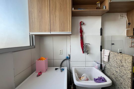 Área de Serviço de apartamento à venda com 2 quartos, 45m² em Cabral, Contagem