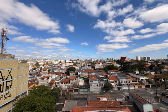 Vista suite  de apartamento à venda com 2 quartos, 70m² em Vila Helena, Santo André
