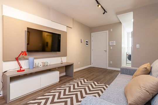 Sala de apartamento para alugar com 2 quartos, 65m² em Floresta, Porto Alegre
