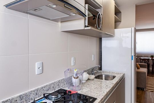 Cozinha de apartamento para alugar com 2 quartos, 65m² em Floresta, Porto Alegre