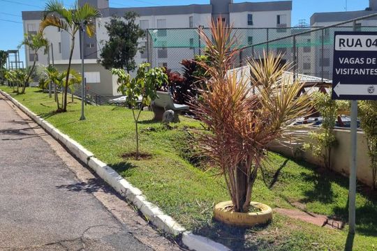 Área externa de apartamento para alugar com 2 quartos, 45m² em Jardim São Vicente, Campinas