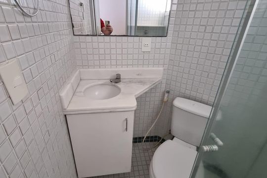 Banheiro de apartamento para alugar com 2 quartos, 45m² em Jardim São Vicente, Campinas