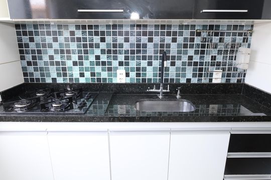 Cozinha de apartamento para alugar com 2 quartos, 38m² em Colônia (zona Leste), São Paulo