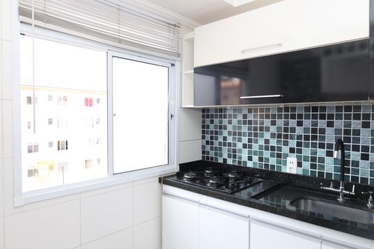 Cozinha de apartamento para alugar com 2 quartos, 38m² em Colônia (zona Leste), São Paulo