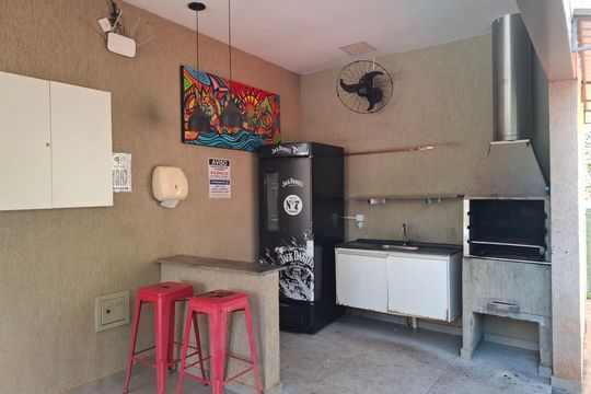 Área comum - Churrasqueira de apartamento para alugar com 2 quartos, 50m² em Bonfim Paulista, Ribeirão Preto