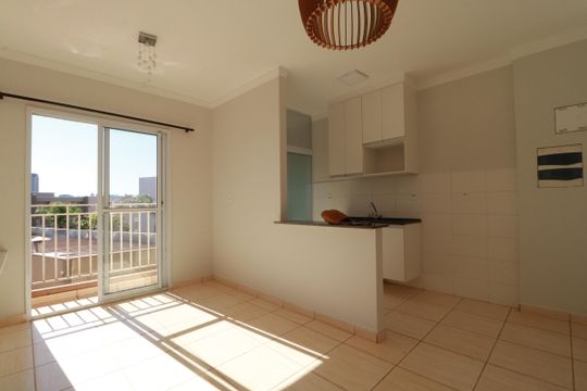 Sala de apartamento para alugar com 2 quartos, 50m² em Bonfim Paulista, Ribeirão Preto