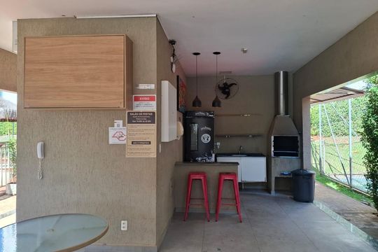 Área comum - Churrasqueira de apartamento para alugar com 2 quartos, 50m² em Bonfim Paulista, Ribeirão Preto