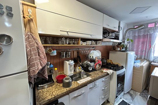 Cozinha de apartamento para alugar com 2 quartos, 44m² em Água Santa, Rio de Janeiro
