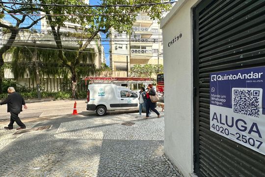 Placa de apartamento para alugar com 1 quarto, 39m² em Gávea, Rio de Janeiro