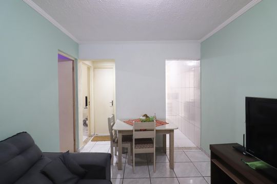 Sala  de apartamento à venda com 2 quartos, 45m² em Bairro dos Casa, São Bernardo do Campo