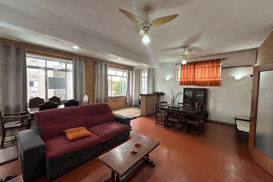 Sala de apartamento para alugar com 2 quartos, 112m² em Centro, São Vicente