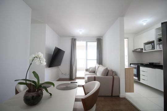 Sala de Jantar de apartamento à venda com 3 quartos, 84m² em Vila Andrade, São Paulo