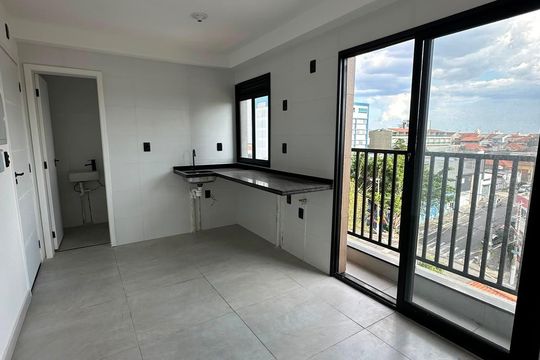 Cozinha de apartamento à venda com 1 quarto, 30m² em Vila Aricanduva, São Paulo